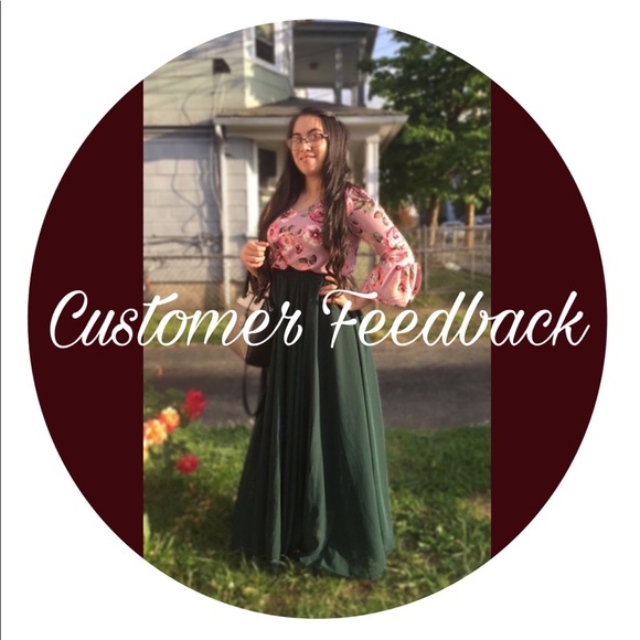 Green Chiffon Maxi Skirt - Picture 3 of 5